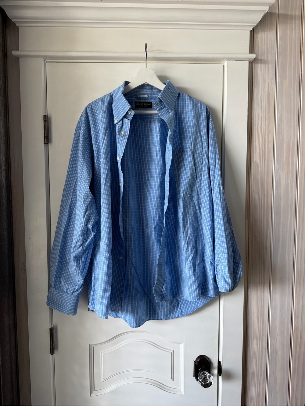 City of London Button-Down Blue Dress Shirt